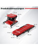 COSTWAY 2 in 1 Rollbrett Werkstatt in Rot