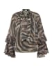 Vera Mont Chiffonbluse mit Volant in Brown/Brown
