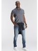 Delmao Poloshirt in grau