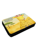 Mr. & Mrs. Panda Etui Giraffe Blumenkranz Design mit Spruch in Weiß