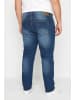 Men Plus Jeanshose in dark blue denim