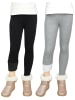 TupTam 2er Set Leggings in schwarz/grau