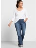 sheego Stretch-Jeans in blue denim
