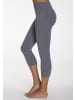 LASCANA ACTIVE 3/4-Leggings in graublau