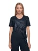 Betty Barclay Basic Shirt mit Schleifenknoten in dunkelblau