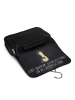 Mr. & Mrs. Panda Waschtasche Pinguin Blumen mit Spruch in Kreidetafel