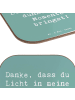 Mr. & Mrs. Panda Untersetzer Tasse Spruch Herztherapeut Licht mi... in Meeresbrise