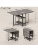 HOMCOM Esstisch in Grau 133,4L x 80B x 75H cm