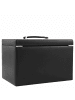 Windrose Ambiance - Uhrenkoffer (für 4 Uhren) 33 cm (schwarz) in schwarz