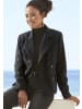 LASCANA Kurzblazer in schwarz-braun gestreit