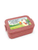 Mr. & Mrs. Panda MEPAL Bentobox Pinguin Pommes Design mit Spruch in Rot Pastell