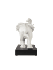 Goebel Dekofigur Elefant Studio 8 Serengeti 54 cm weiß in weiß