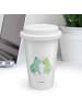 Mr. & Mrs. Panda Coffee To Go Becher Frosch Liebe ohne Spruch in Weiß