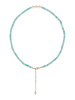grassland Women Necklace With Beads in Turquoise White