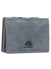 Greenburry Vintage Geldbörse Leder 7.5 cm in steel blue