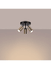 Nice Lamps Plafond SOLARA 3P schwarz/gold H 13