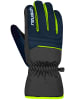 Reusch Fingerhandschuhe Alan Junior in 7712 blck/dres blue/neon green