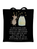 Mr. & Mrs. Panda Tasche Maus Sterne mit Spruch in Schwarz