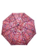 ANELY Kleiner Regenschirm Paris Gemustert Taschenschirm in Rosa