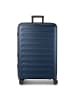 D&N Toronto 4 Rollen Trolley L 75 cm mit Dehnfalte navy
