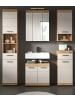 Inn.Furn Badmöbel-Set Sand Kashmir, Evoke Eiche, Badkombination 164 cm 5-teilig