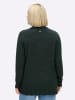 sheego Pullover in moos-meliert
