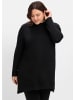 sheego Longshirt in schwarz