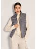 MADELEINE Verkürzte Steppweste für Damen in bleigrau