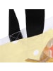 Mr. & Mrs. Panda Tote Bag Rotkehlchen Federn mit Spruch in Gelb Pastell