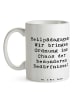 Mr. & Mrs. Panda Tasse Spruch Heilpädagogin Chaosordnung mit Spruch in Weiß