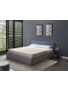 Beliani Doppelbett ARMELLE in Grau - (W) 188 x (H) 83 x (L) 216 cm