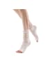MUNADUNA Pilates Stulpen-Zehensocken – 3D-Strick in Rosa