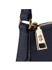Lazarotti Bologna Leather Pochette Schultertasche Leder 22 cm in navy