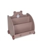 relaxdays Bücherregal „Bär“ in Braun – (B)60 x (H)58 x (T)40 cm