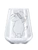 Mr. & Mrs. Panda Weinglas Einhorn Weihnachtsmann ohne Spruch in Transparent