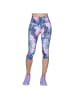 Skechers Skechers Go Walk High Waisted Summer Rose Capri Leggins in Mehrfarbig