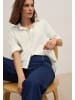 Cecil Bluse mit Streifenstruktur in Vanilla White