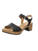 Gabor Comfort Sandaletten Kork  in schwarz gold