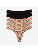 Occulto 5er Pack Seamless Tanga Ravenna in LeoMix2