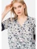 HELMIDGE Bluse mit Print in weiss