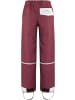 Normani Outdoor Sports Kinder Regenhose Thurlow in Rot/Weiß