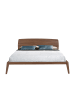 Angel Cerdá Bett 7178 in Walnuss – (B)181 x (H)210 x (T)84 cm