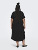 ONLY Carmakoma Hemdblusenkleid in Black