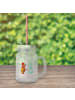 Mr. & Mrs. Panda Eiskaffee-Glas Nachtfalter Schneemann ohne Spruch in Transparent