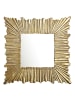 FineBuy Spiegel in Gold / Glas / 75x3x75