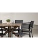 ebuy24 Gartenset Rosario 7-teilig Braun 140 x 140 cm