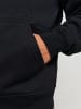 Jack & Jones Struktur Hoodie Kapuzen Pullover JCOBLACK in Schwarz