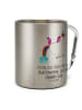 Mr. & Mrs. Panda Tasse Einhorn Pupsen mit Spruch in Silber