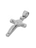 Adeliás Unisex Anhänger – Kreuz Kreuzanhänger aus Edelstahl in silber