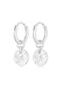 Elli Ohrringe 925 Sterling Silber Geo, Kreis, Plättchen in Silber
